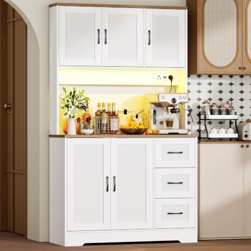 Kitchen Appliances Outlet - 72 inch LED hoge keukenkast met