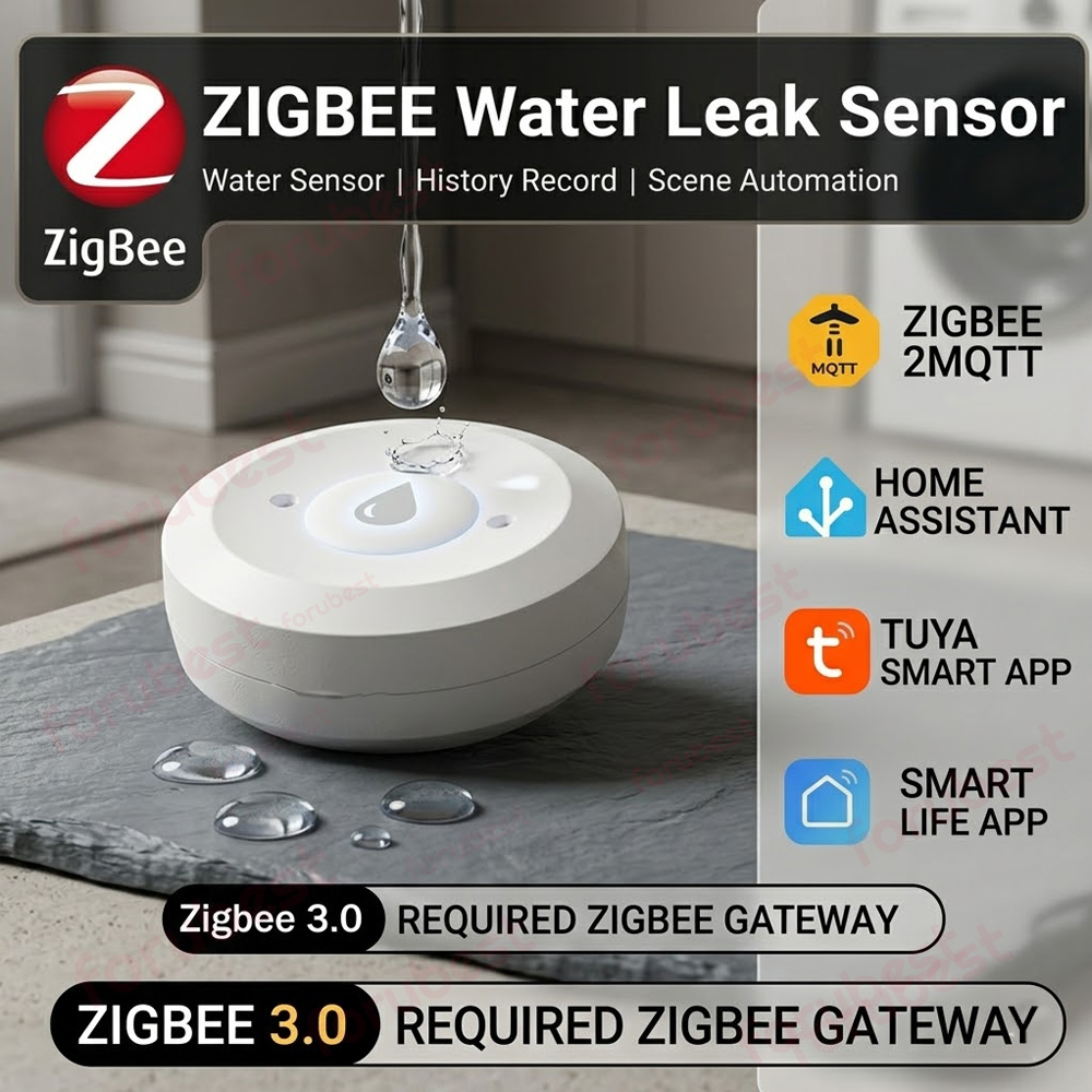Kitchen Appliances Video - Zigbee Watersensor Lekdetectie App Afstandsbediening voor