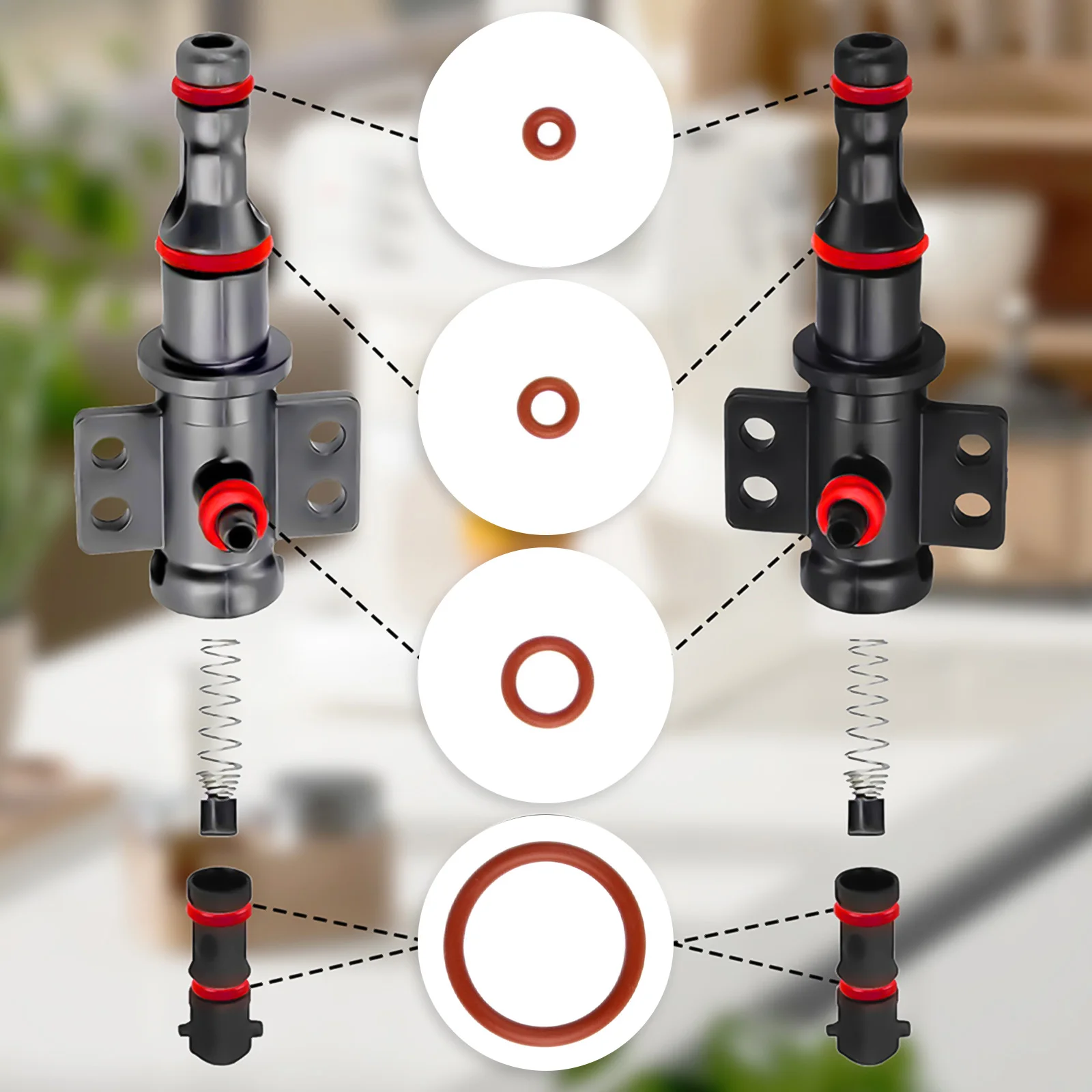 Kitchen Appliances Outlet - 30 stks/set O-ring Voor SAECO Koffiezetapparaat