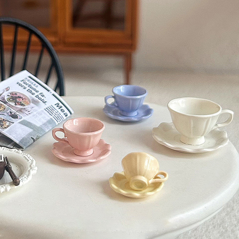 Kitchen Appliances Vintage - 1-delige mini Franse retro koffiekop en