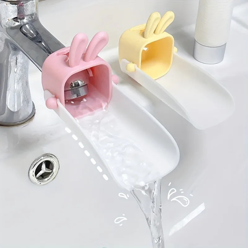 Kitchen Appliances Bundle - Badkamer- en keukenkraanverlenger: cartoon konijnstijl, spatwaterdicht
