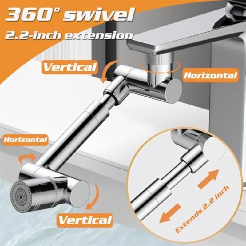 Kitchen Appliances Bundle - 1440 Keuken Schaalbare Metalen Kraan Beluchter