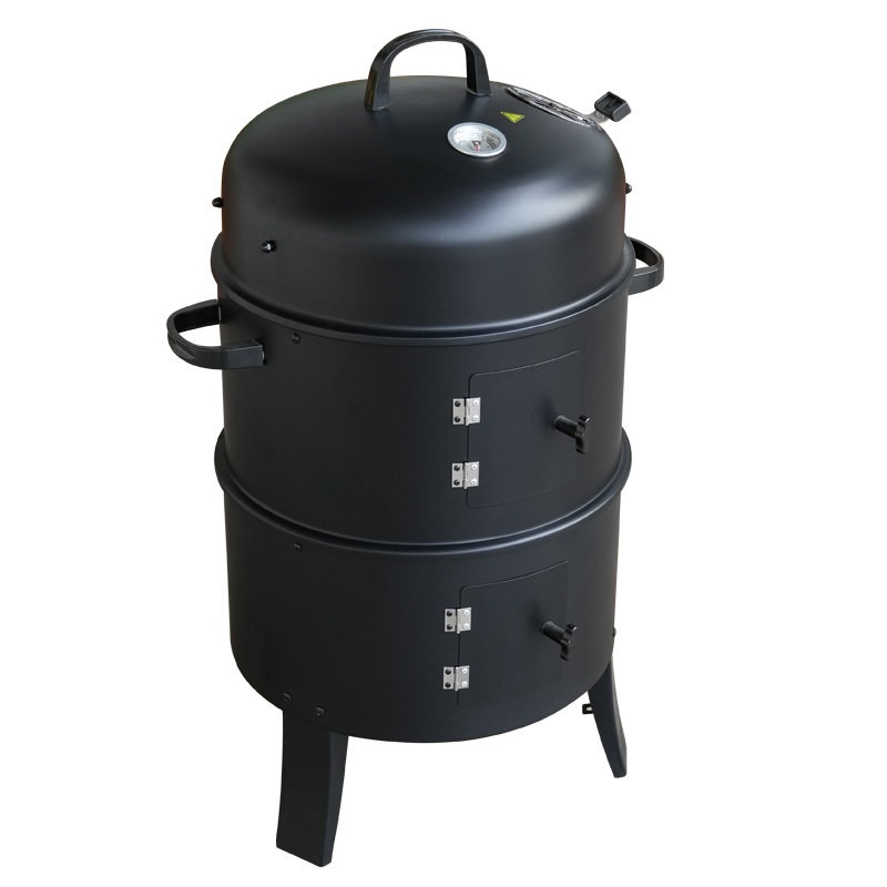 Electric Smoker Bbq - Verticale houtskoolrookoven, robuuste BBQ-grill met ingebouwde