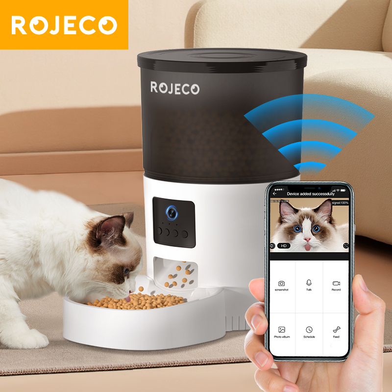 Kitchen Appliances Video - ROJECO Automatische Kattenvoeder Met Camera Video