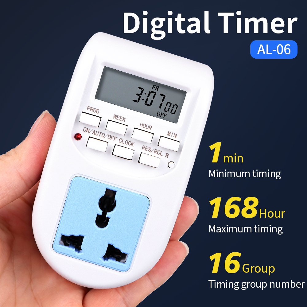 Kitchen Appliances Outlet - Digitale tijdschakelaar Programmeerbare elektronische timing stopcontact