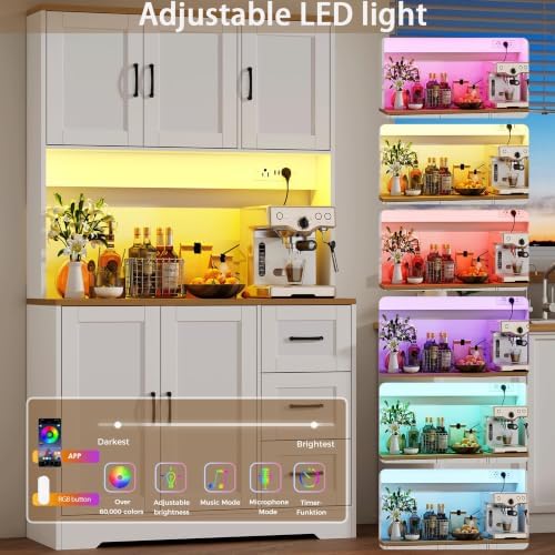 72 inch LED hoge keukenkast me - Kitchen Appliances Outlet recensie en prijs
