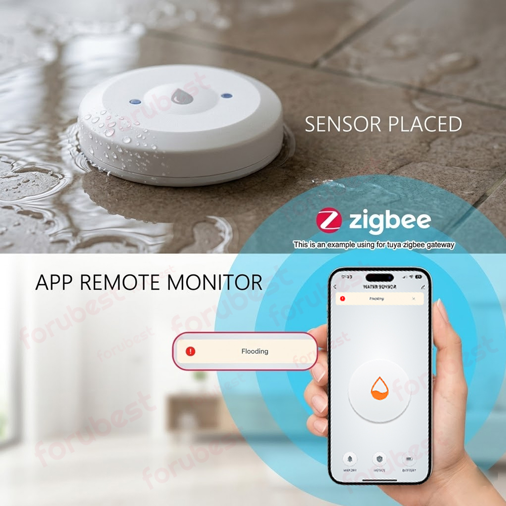 Zigbee Watersensor Lekdetectie - Kitchen Appliances Video recensie en prijs