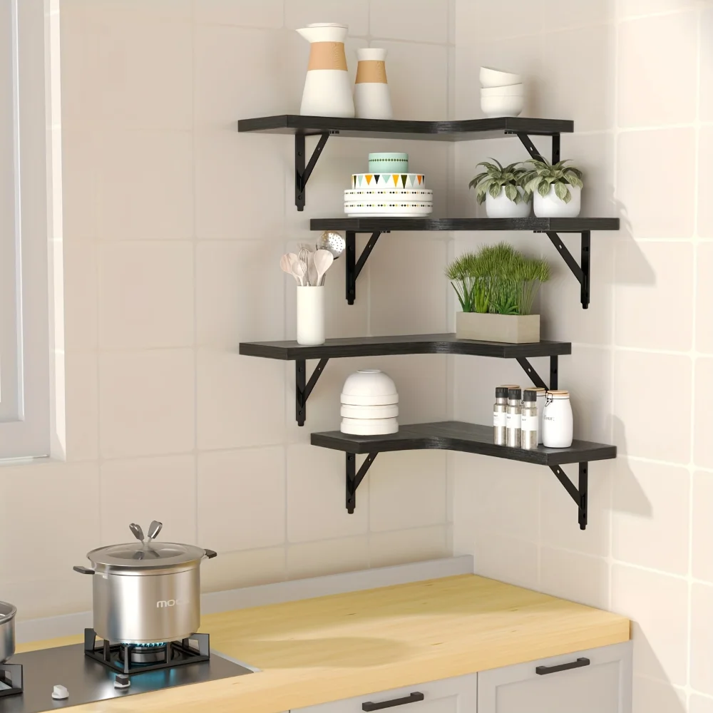 Wandplank van natuurlijk hout  - Kitchen Appliances Vintage recensie en prijs