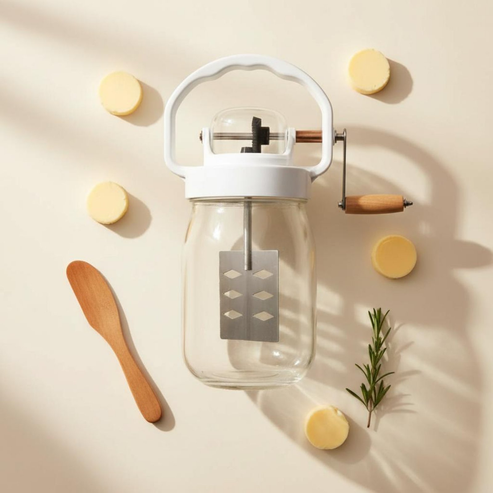 Handmatige boterkarnton, makke - Kitchen Appliances Unit recensie en prijs