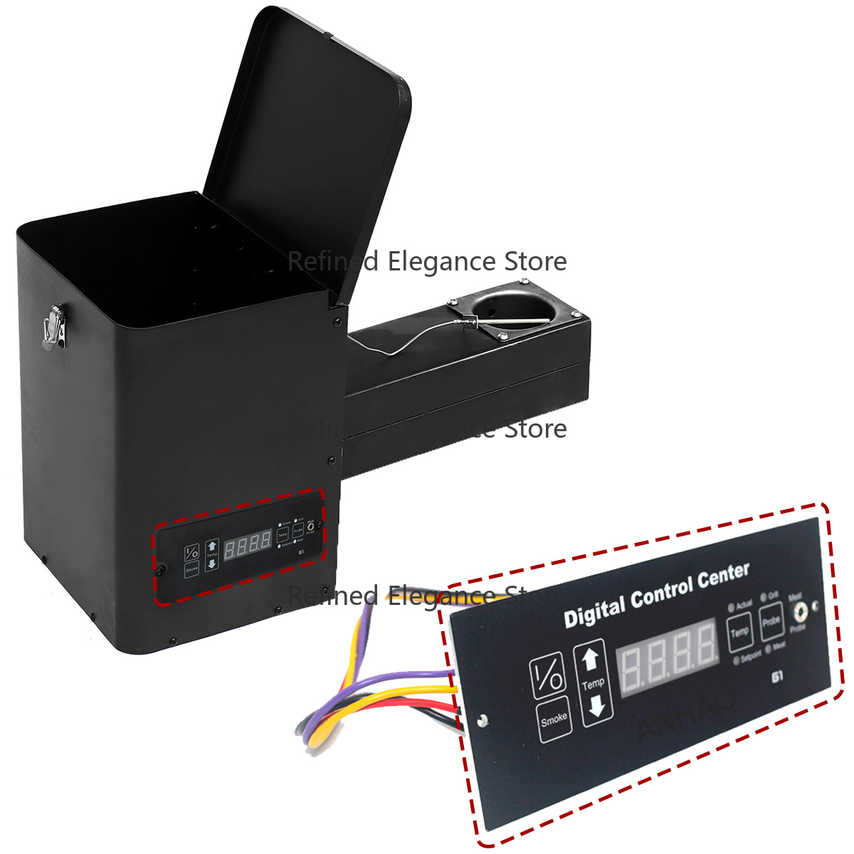 Pellet BBQ Smoker Hopper Assem - Electric Smoker Bbq recensie en prijs