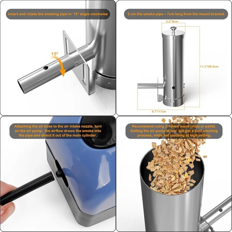 Draagbare elektrische BBQ-roke - Electric Smoker Bbq recensie en prijs