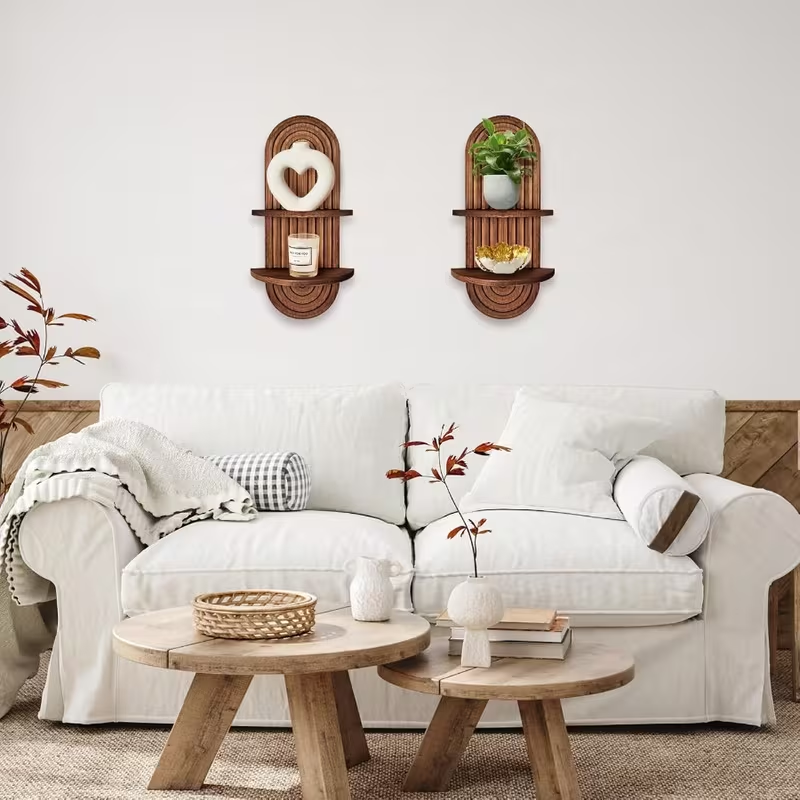 Houten zwevende planken, multi - Kitchen Appliances Vintage recensie en prijs