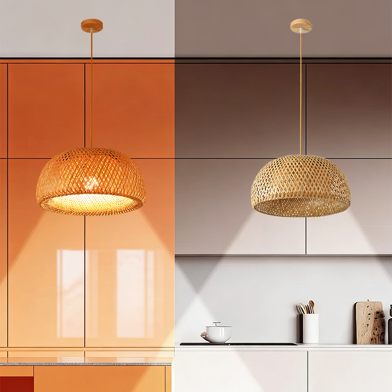 Handgebreide bamboe hanglamp R - Kitchen Appliances Vintage recensie en prijs