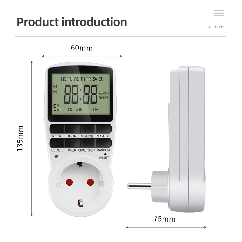 Digitale Tijdschakelaar Elektr - Kitchen Appliances Outlet recensie en prijs