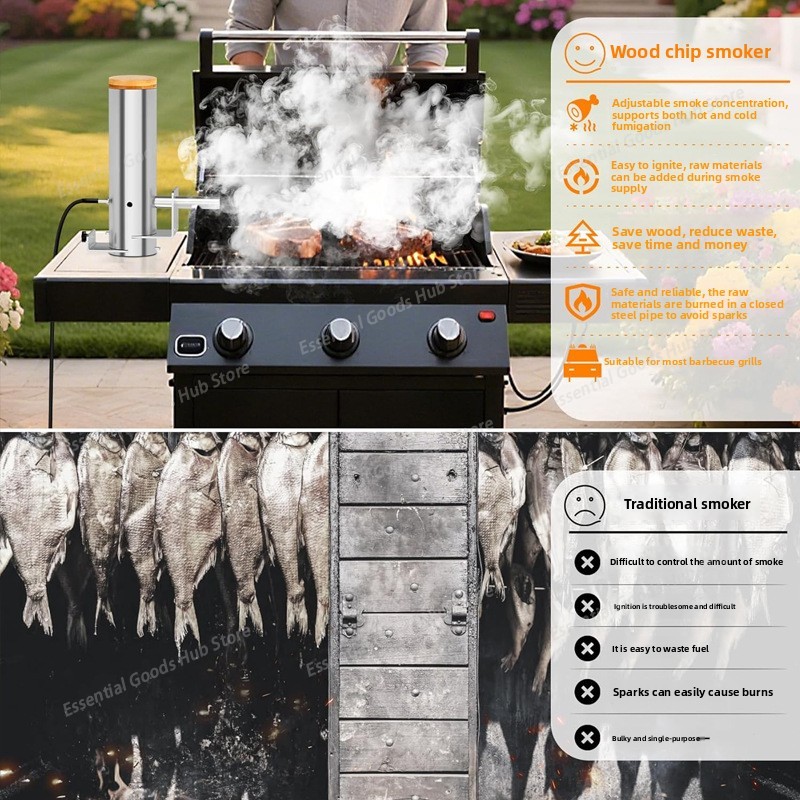 Elektrische rookoven voor BBQ, - Electric Smoker Bbq recensie en prijs