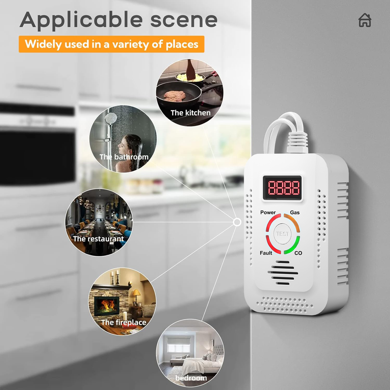 Aardgasdetector 2in1 en koolmo - Kitchen Appliances Video recensie en prijs