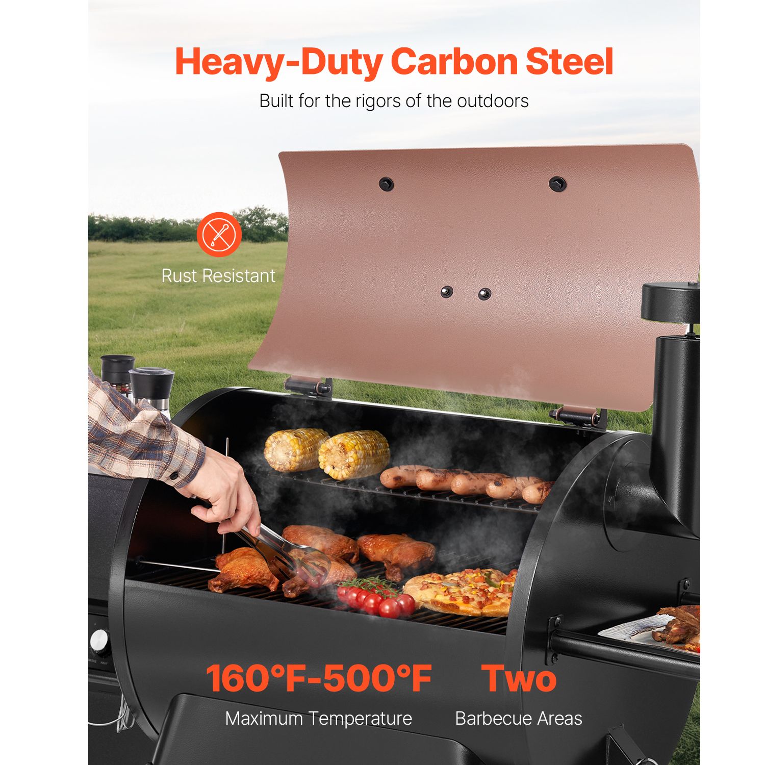 Houtpelletgrill-rookoven, 8-in - Electric Smoker Bbq recensie en prijs