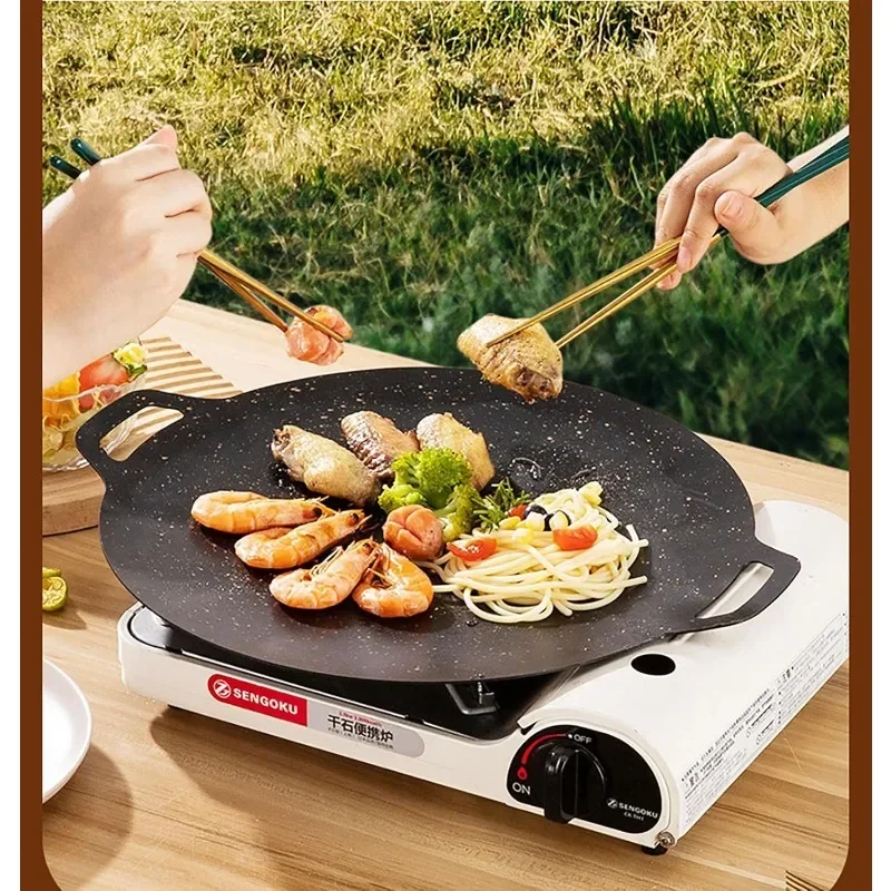 Dunne Koreaanse grillpan, rond - Electric Smoker Bbq recensie en prijs